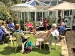 Thumbnail image for Sewing in the sunshine