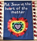 Thumbnail image for Karen and Co’s banner puts Jesus firmly at the heart of the matter